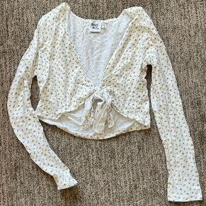 Princess Polly tie up flower top 🌻🍋